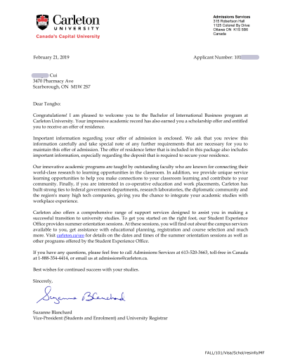 Cui Tongbo Carleton International Business